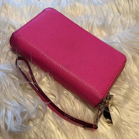 KATE SPADE GREY STREET TIERA PEBBLED LEATHER DOUBLE ZIPPERED - Picture 3 of 9